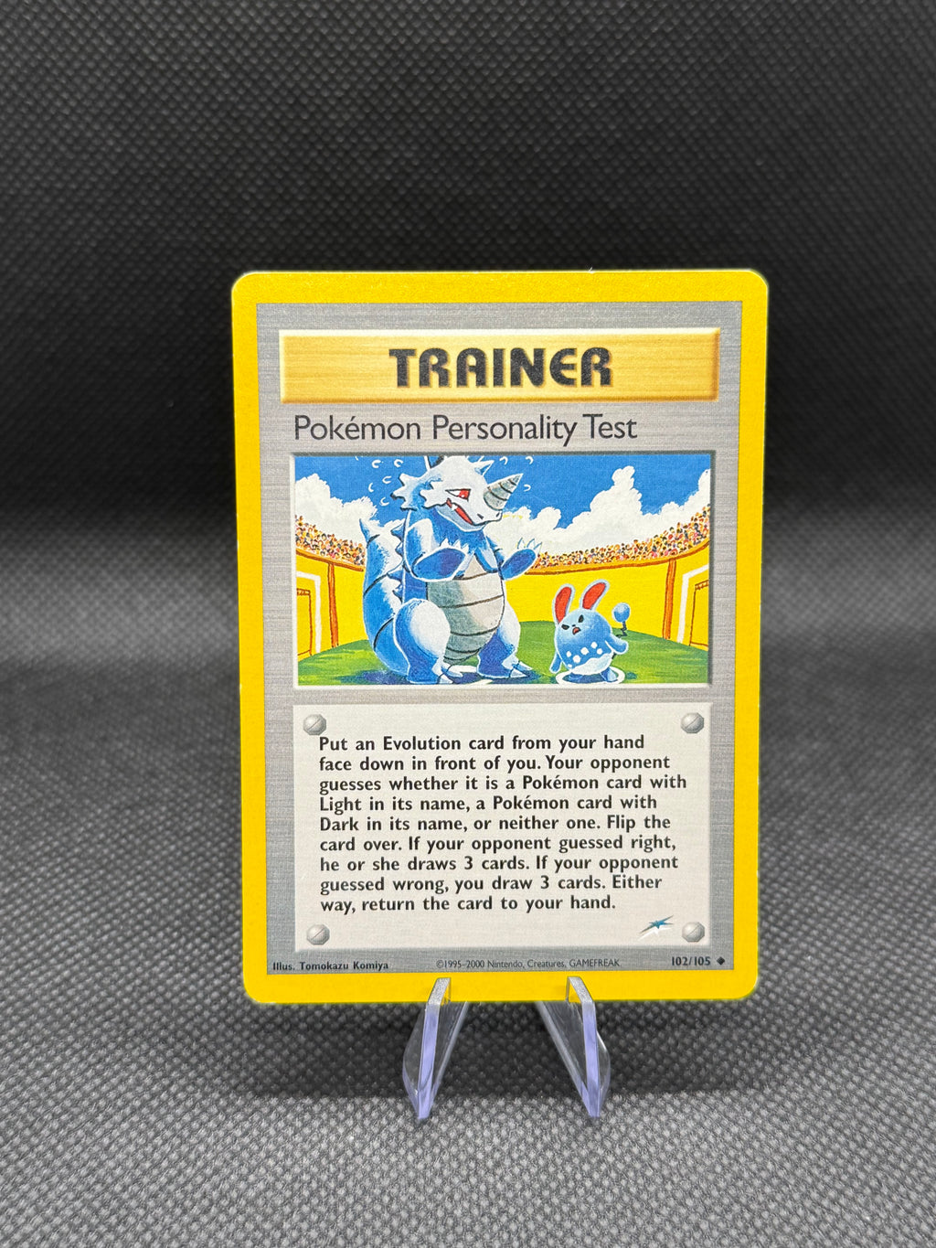 Pokémon Personality Test Trainer 102/015