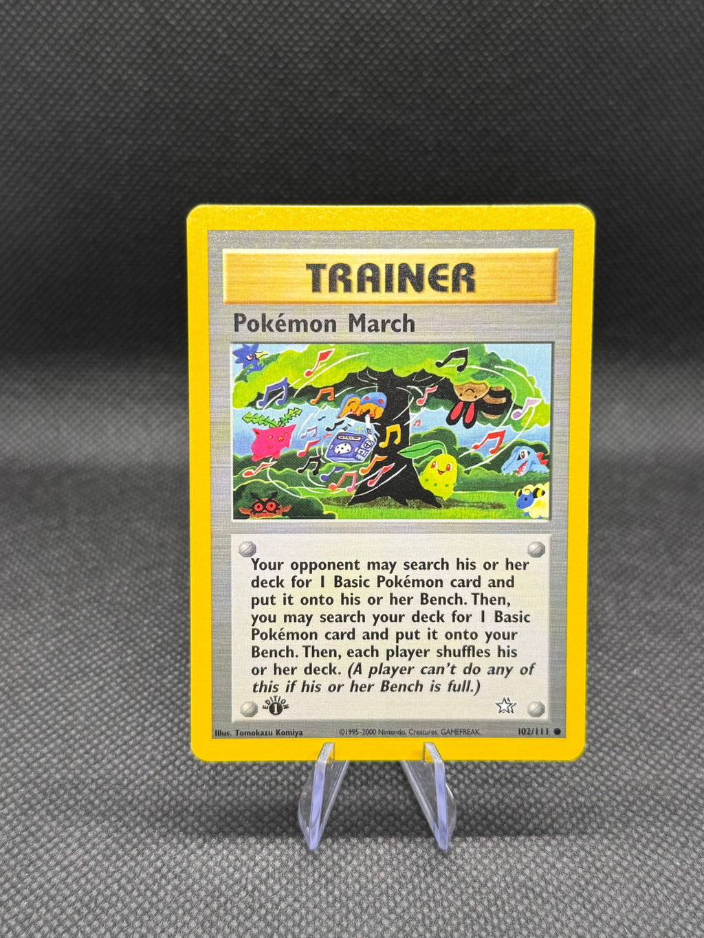 Pokemon March 102/111 First Edition